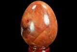 Colorful Carnelian Agate Egg - Madagascar #98571-1